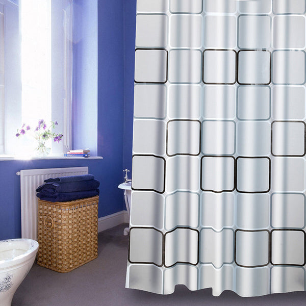 240x200CM Big Cube Shower Curtain Waterproof Mildewproof Easy to Clean Shower Curtain