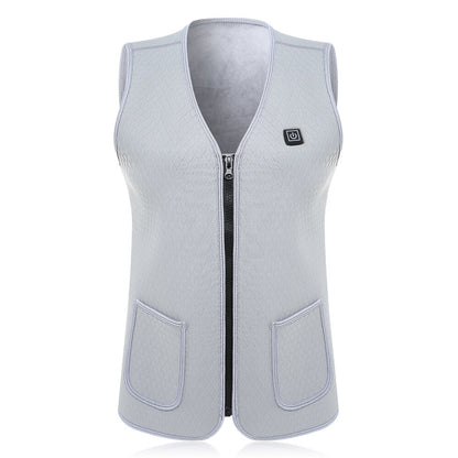 TENGOO Warm-W2 Women's Electric Heated Vest USB/DC Charging Washable Winter Warm Clothes