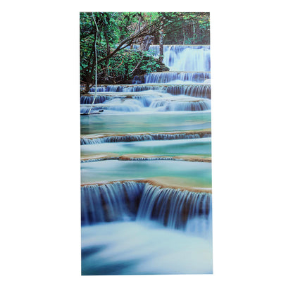 Large Framed Canvas Prints Forest Waterfall Painting Home Hanging Wall Decorations