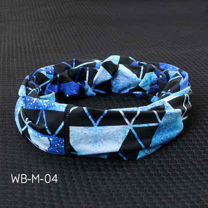 3D Print Ear Covering Face Mask Dustproof Riding Scarf Ice Silk  Fishing Sunproof Breathable