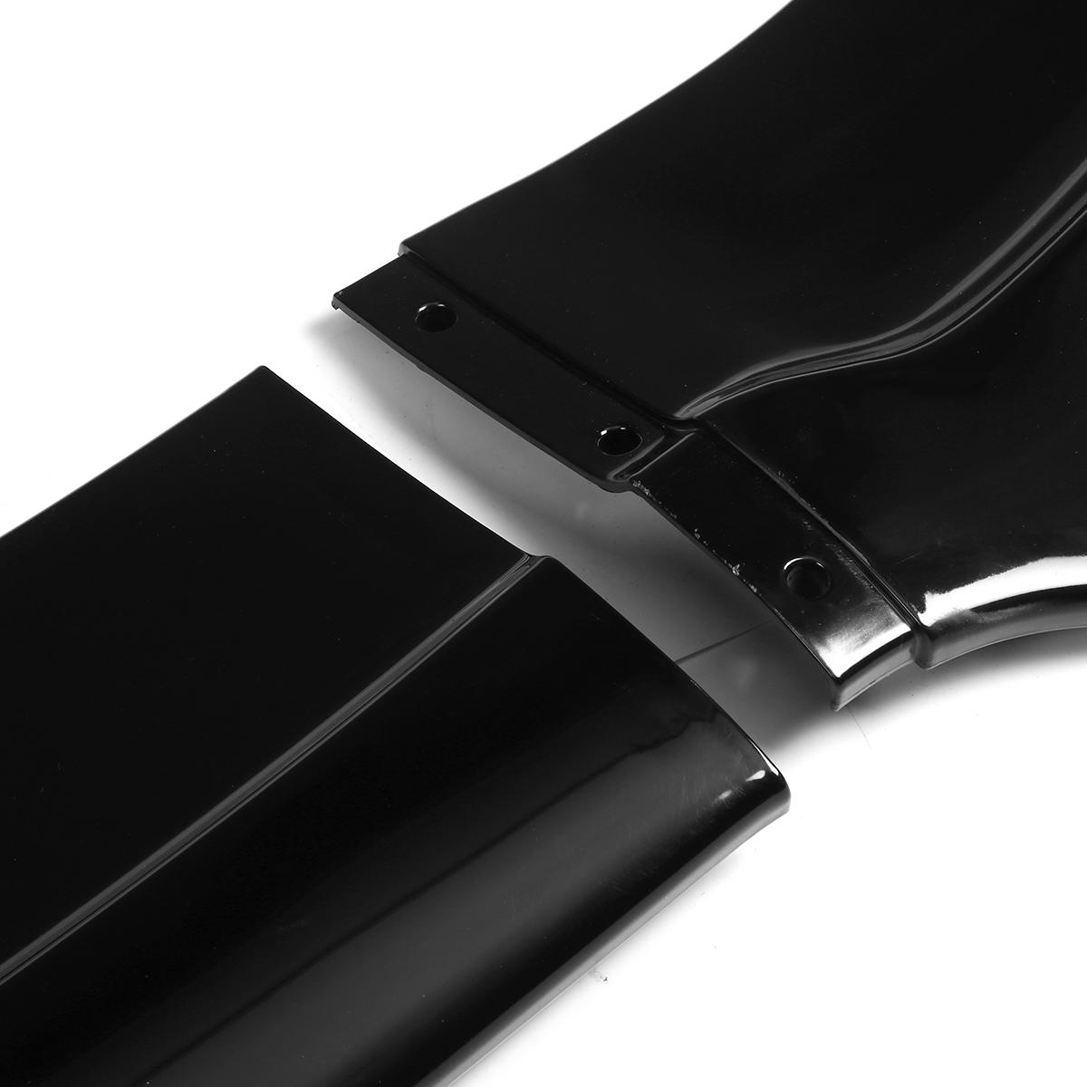 3X Gloss Black Front Bumper Lip Spoiler Splitter Protector For Dodge Charger SRT 2015-2019