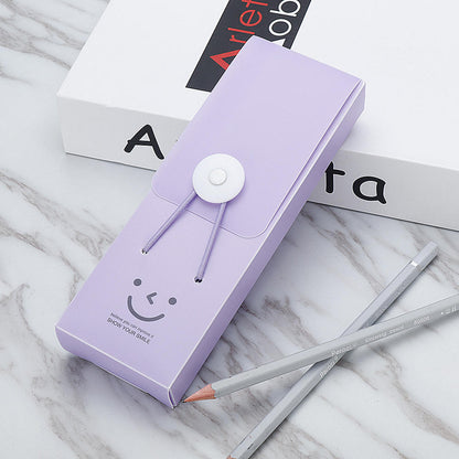 A1150 Candy Color Pencil Bag Case School Supplies Practical Stationery Gift Cute Large-capacity Pen Pencil Case