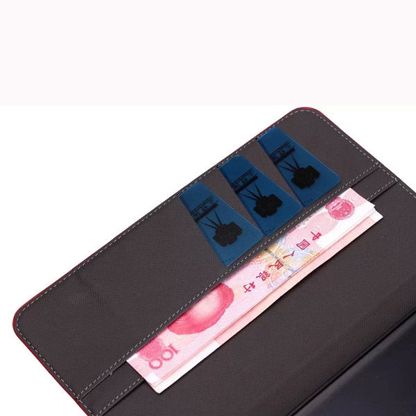 Crazy Horse Design Folding Stand Case For Samsung Galaxy Tab4 T330