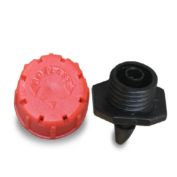 50pcs 8 Outlets Red Drip Adjustable Flow Dripper Micro Sprinklers