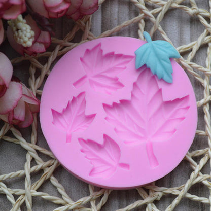 Mapple Leaf Silicone Fondant Mold Sugarcraft Cake Decorating Mould