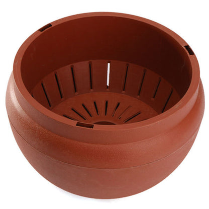 Plastic Hanging Planter Pot Home Yard Hanging Flowers Baskets With Chain