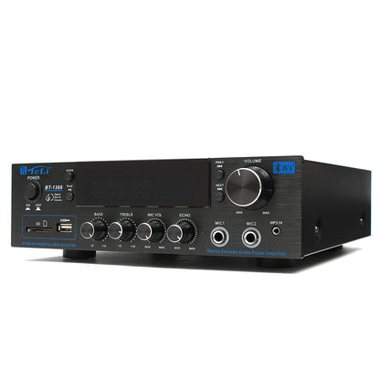 TELI BT-1388 HiFi bluetooth Power Amplifier Stereo Audio Karaoke FM Receiver USB SD