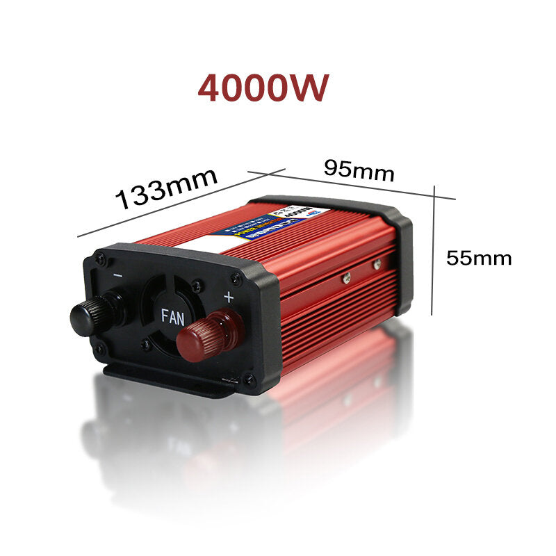 4000/5000/6000W Modified Sine Wave Solar Power Inverter 12/24V DC to 220V AC Voltage Converter