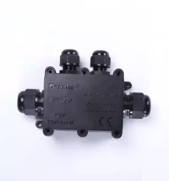Deenlai 2P/3P/4P Small Plastic PC  IP68 Waterproof Electrical Junction Box 713 with Terminal