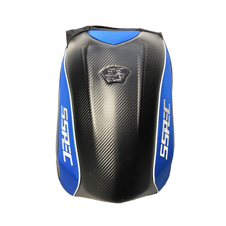 Motorcycle Helmet Backpack Motocross Riding Racing Storage Bag Carbon Fiber