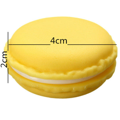 Cute Candy Color Macaron Mini  Birthday Gift Box Waterproof Storage Jewelry Rings Pill Box