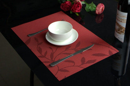 Washable Placemat for Dining Table Creative Heat Insulation Stain Resistant Anti-skid Eat Mats