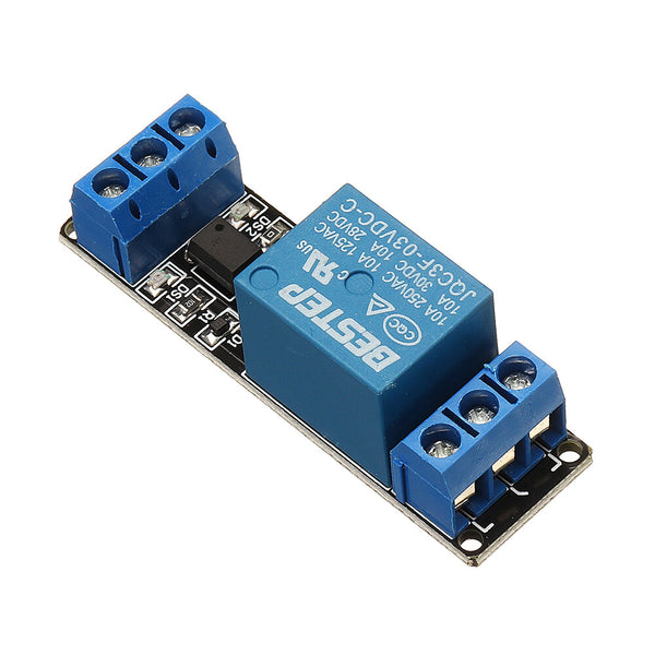 BESTEP 1 Channel 3.3V Low Level Trigger Relay Module Optocoupler Isolation Terminal