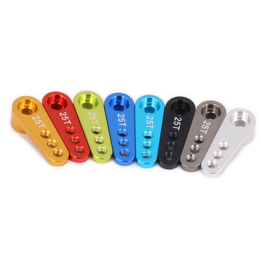 1PC Aluminum 28.3mm 25T Teeth Tooth Steering Half Servo Arm Horn for 1/10 Rc Car HSP Wltoys