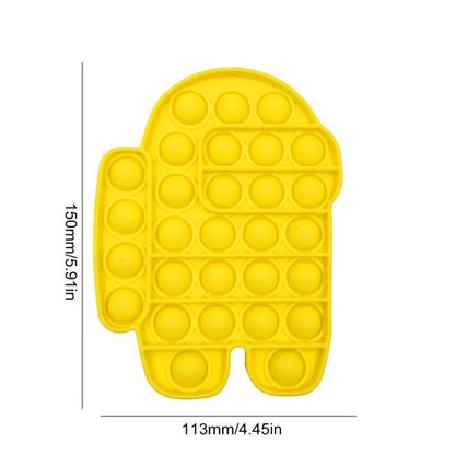 New Multi-color Silicone Push Bubble Parent-child Interaction Desktop Games Stress Reliever Fidget Toy for Children Family Gamess