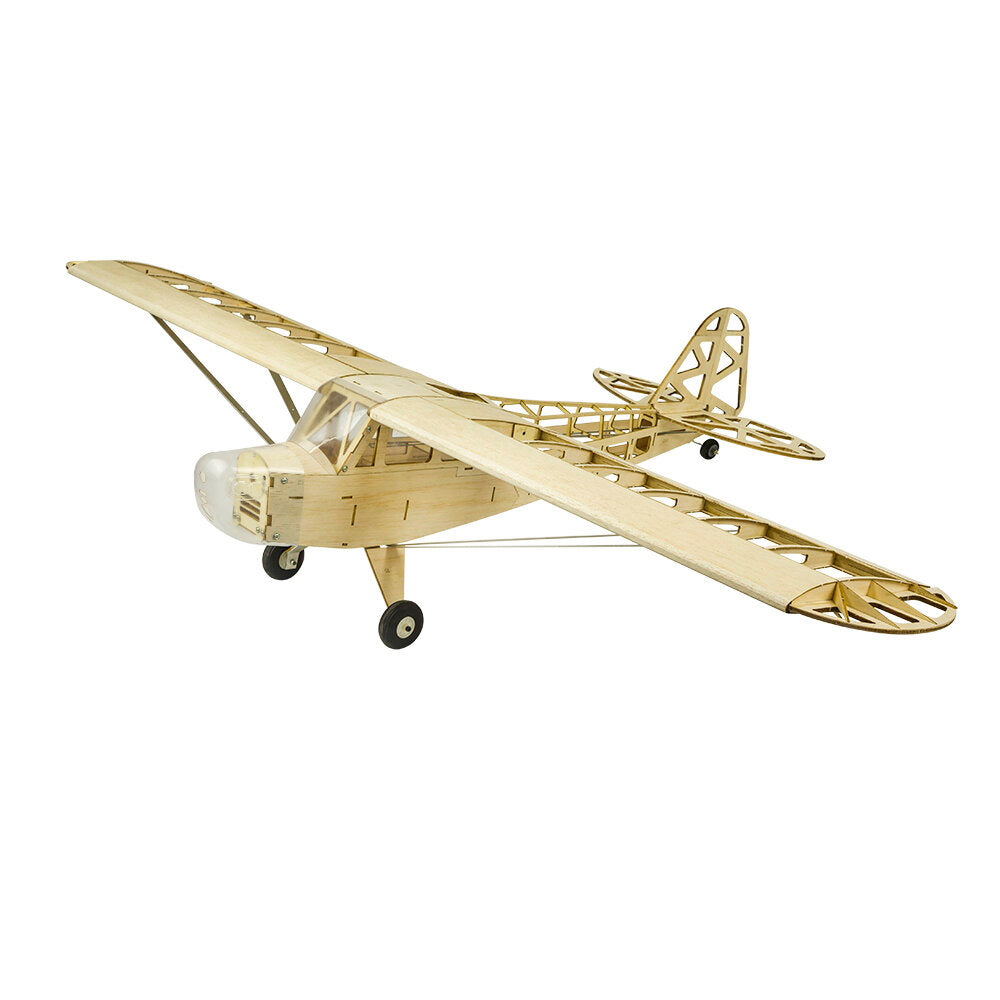 Dancing Wings Hobby S23 Piper J3 CUB 1200mm Wingspan Balsa Wood RC Airplane KIT/ KIT+Power Combo