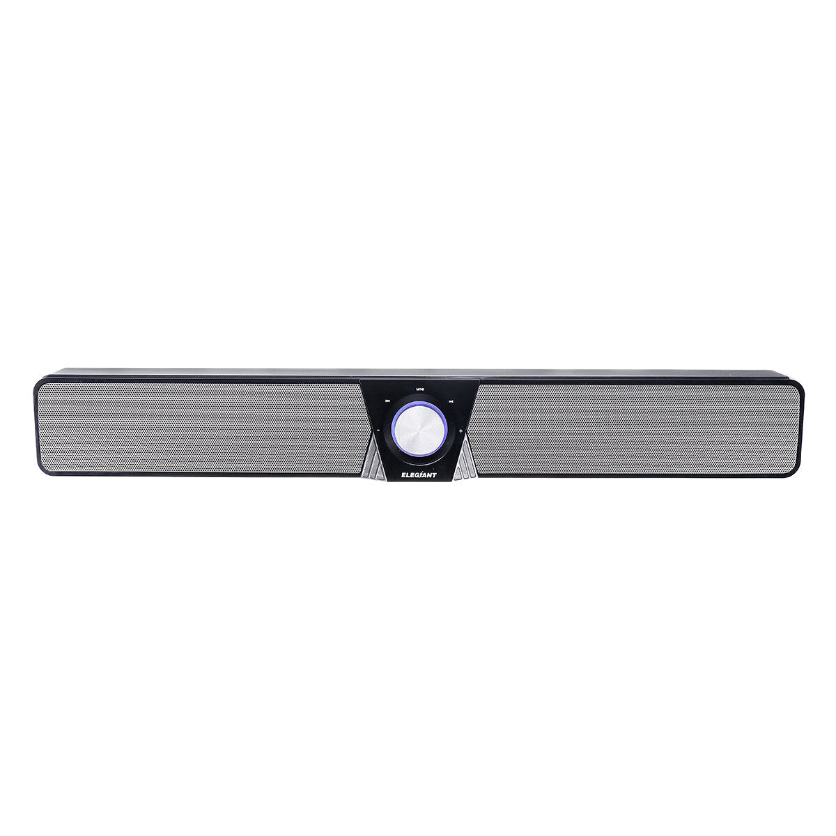 ELEGIANT SR500 bluetooth 5.0 Soundbar Speaker 20W Strong Bass Powerful Sound One-Button Control Modes Wired & Wireless Play for PC Cellphone Desktop Tablet Laptop TV