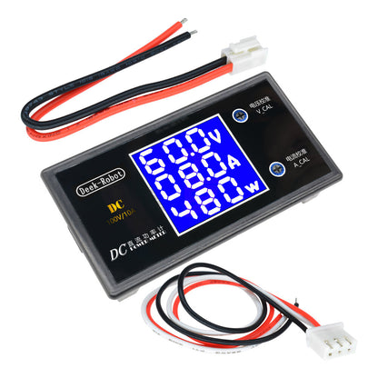 2pcs Digital DC 0-100V 0-10A 250W Tester DC7-12V LCD Digital Display Voltage Current Power Meter Voltmeter Ammeter Amp Geekcreit for Arduino - products that work with official for Arduino boards