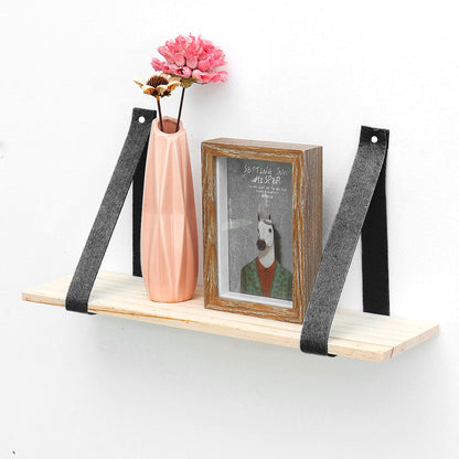 Hanging Wall Shelf Vintage Storage Floating Bookshelf Home Decorations