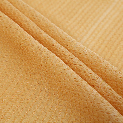 SunShade Sail Rectangular Square 10x10 Outdoor UV Block 4-Fixed Rope for Yard Terrace Lawn Garden Beige