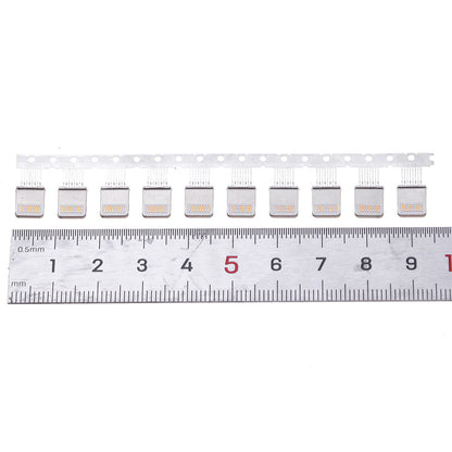 10PCS 8P Magnetic Apple Back Clamp Male Vertical FPC Soft Cable Dedicated