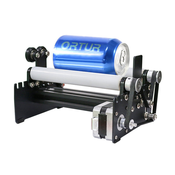 ORTUR YRR2.0 Laser Rotary Roller Z Axis Roller for Cylinder Engraving Cans Cups Bottles 360 Different Angles