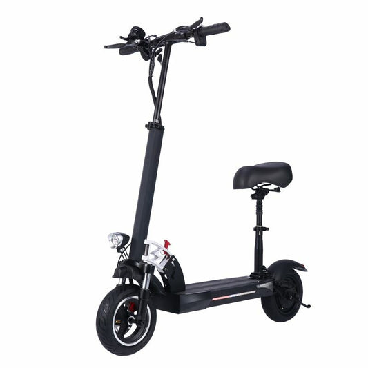 [US Direct] Hopthink HVD-3 800W 48V 15Ah 10inch Folding Electric Scooter 40-50KM Mileage Doube Disc Brake E-Scooter w/ Seat