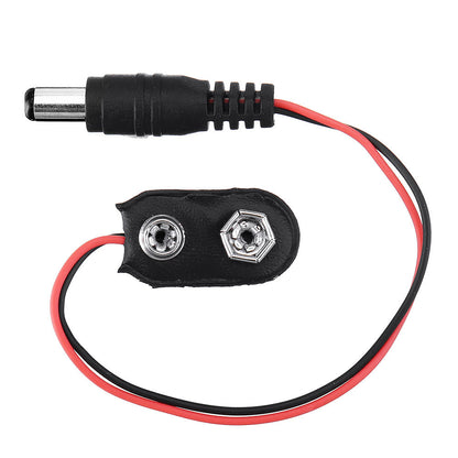 10pcs DC 9V Battery Button Power Plug Mega 2560 1280 UNO R3 132 9V Battery Buckle I Type