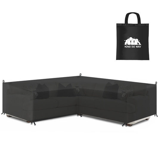 KING DO WAY Waterproof Patio Sofa Cover UV-resistant Snow Protection Tear-resistant Sofa Cover