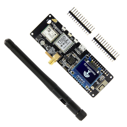 LILYGO TTGO Meshtastic T-Beam V1.1 ESP32 433/915/923Mhz WiFi Bluetooth ESP32 GPS NEO-6M SMA 18650 Battery Holder With OLED