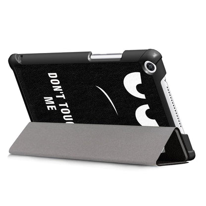 Tri Fold Printing Case Cover for 8 Inch Huawei Honor 5 Tablet Big Eyes
