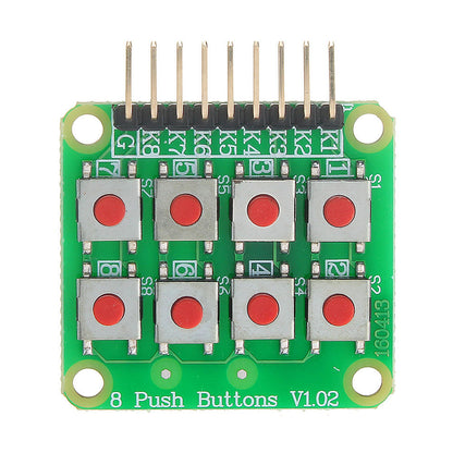 3pcs Micro Switch 2x4 Matrix Keyboard 8 Bit Keyboard External Keyboard Expansion Board Module
