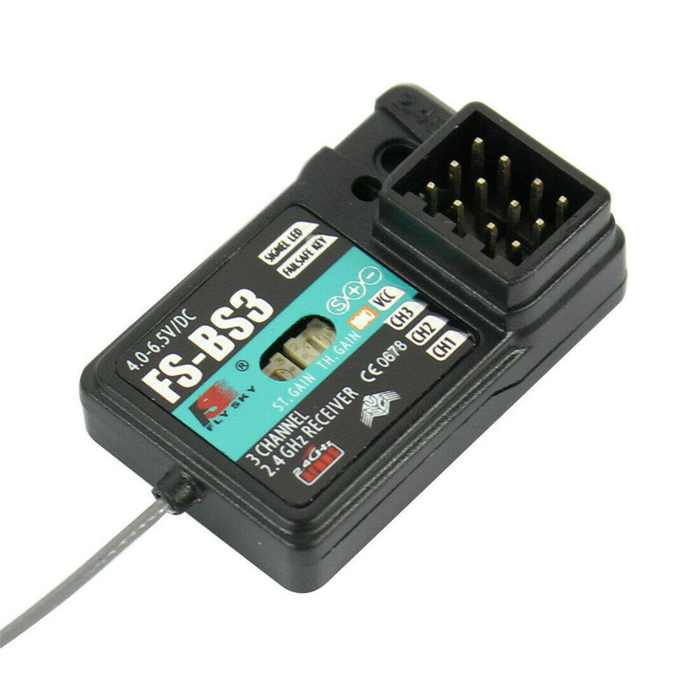 Flysky FS-BS3 Receiver with Stabilization System for FS-GT2 FS-GT2B FS-GT3B RC Transmitter