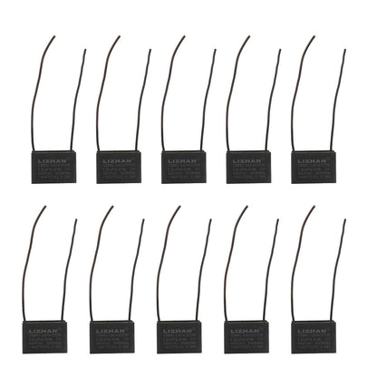 10pcs CBB61 450V 12uf Starting Capacitance AC Fan Capacitor CBB Motor Run Capacitor  450V 12F