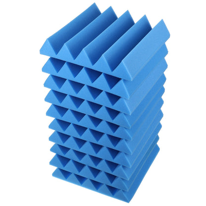 10Pcs Acoustic Foam Panels Acoustic Panels Studio Soundproof Foam Padding