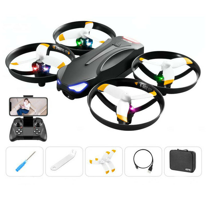 4DRC V16 WiFi FPV with 6K HD 50x ZOOM Dual Camera 20mins Flight Time Altitude Hold Mode LED Colorful RC Drone Quadcopter RTF