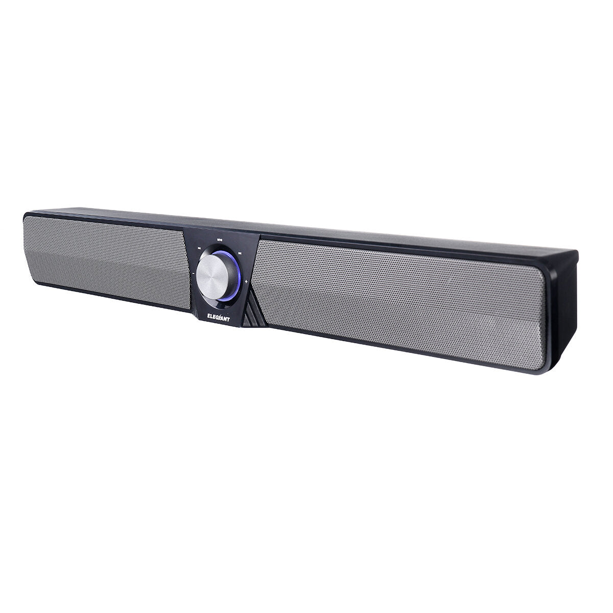 ELEGIANT SR500 bluetooth 5.0 Soundbar Speaker 20W Strong Bass Powerful Sound One-Button Control Modes Wired & Wireless Play for PC Cellphone Desktop Tablet Laptop TV