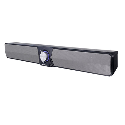 ELEGIANT SR500 bluetooth 5.0 Soundbar Speaker 20W Strong Bass Powerful Sound One-Button Control Modes Wired & Wireless Play for PC Cellphone Desktop Tablet Laptop TV