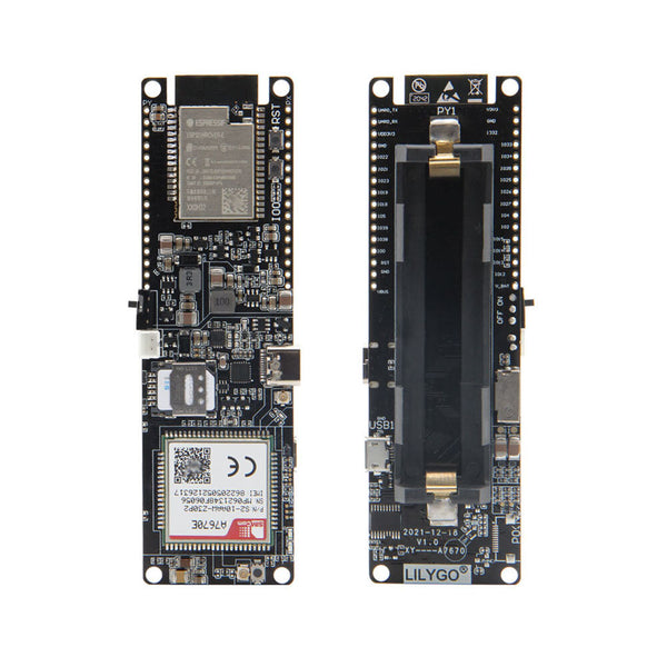 LILYGO TTGO T-SIM A7670E R2 Wireless Module ESP32 Chip 4G LTE CAT1 MCU32 Development Board Support GSM/GPRS/EDGE