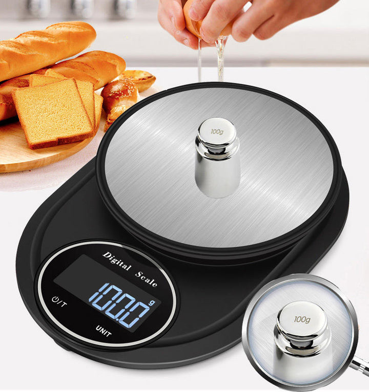Minleaf ML-KS1 Multifunctional Mini Kitchen Scale 5kg/0.1g Kichen Baking Scale Portable Electronic Scale Measuring Tool