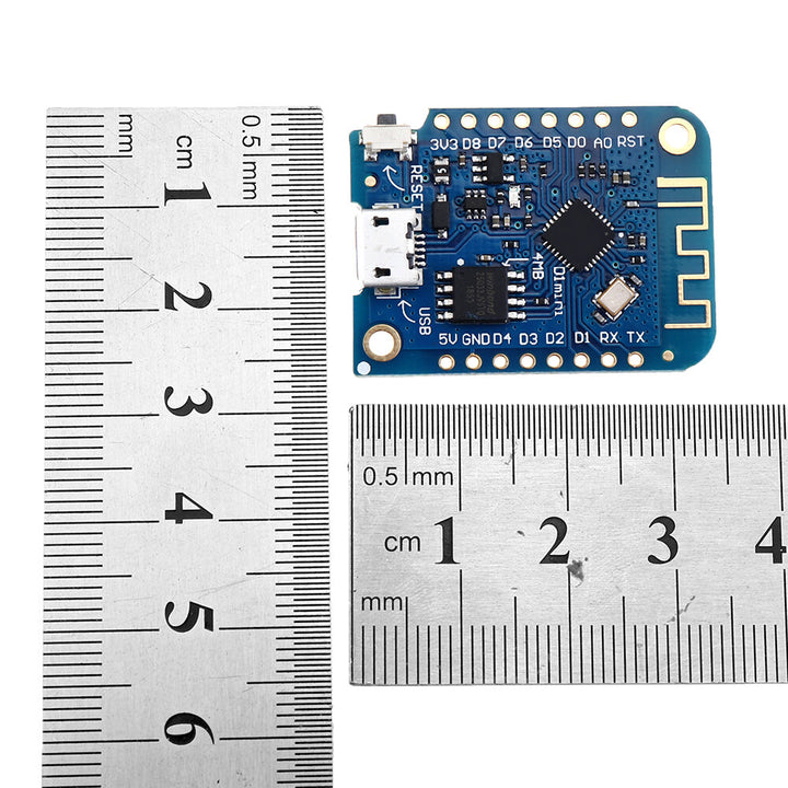 2pcs D1 Mini V3.0.0 WIFI Internet Of Things Development Board Based ESP8266 4MB MicroPython Nodemcu Geekcreit for Arduino - products that work with official for Arduino boards