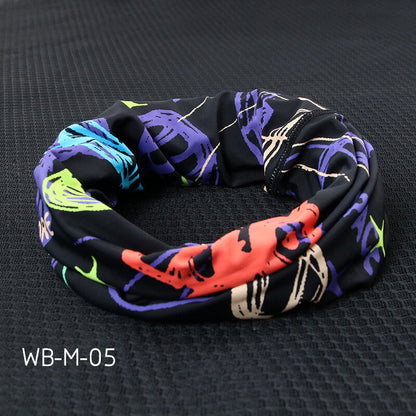 3D Print Ear Covering Face Mask Dustproof Riding Scarf Ice Silk  Fishing Sunproof Breathable