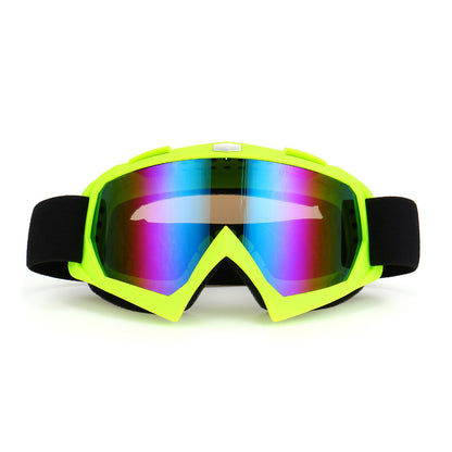 Motorcycle Anti fog Ski Goggles Snowboard Glasses Colorful Lens