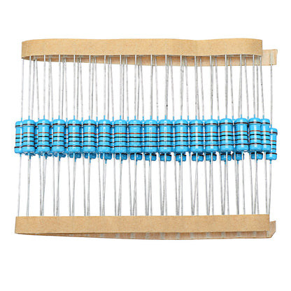 50pcs 1W 180KR Metal Film Resistor 1% 180K ohm Resistance
