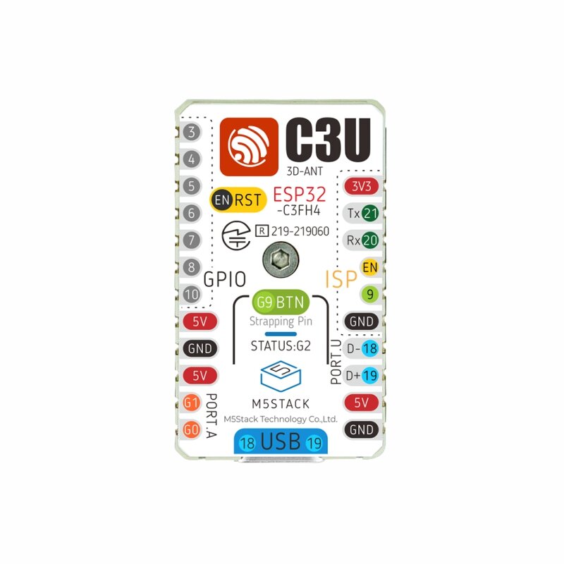 M5Stack Stamp C3U IoT Development Board EPS32 C3 Programmable Development Board