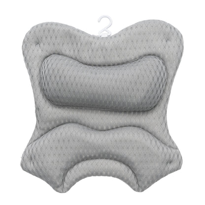 Essort Bath Pillow Spa Neck Back Support Bathtub Tub 3D Mesh Cushions Suction Cups