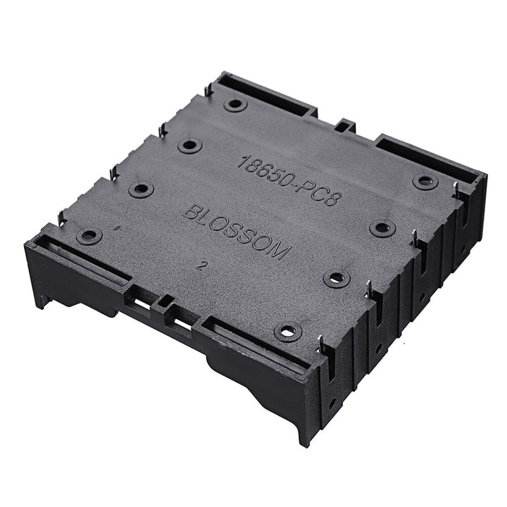 4 Slots 18650 Battery Holder Plastic Case Storage Box for 4*3.7V 18650 Lithium Battery with 8Pin
