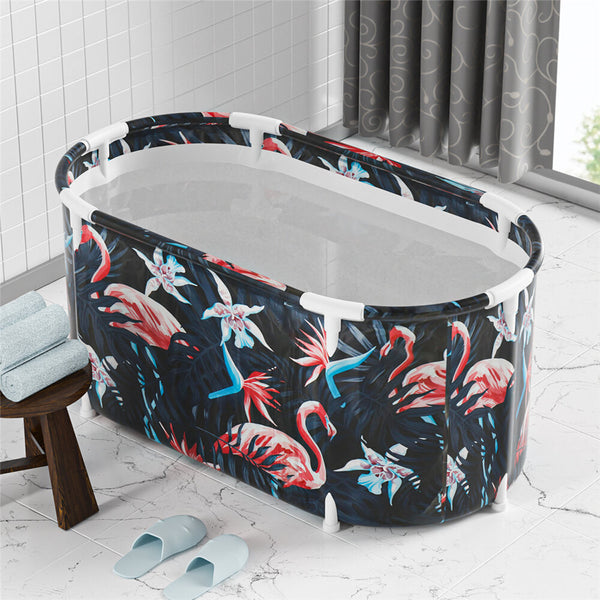 120CM Foldable Bathtub Double Non-Inflatable Cooling Cooler Bath Tub Household Portable Large Full Body Bath For Adults