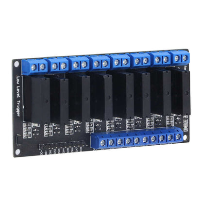 5V Relay 8 Channel SSR Low Level Solid State Relay Module 250V 2A with Fuse