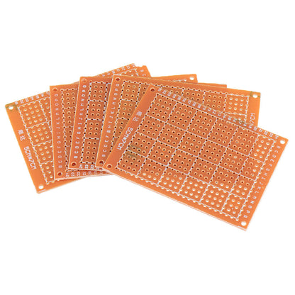 50pcs Universal PCB Board 5x7cm 2.54mm Hole Pitch DIY Prototype Paper Printed Circuit Board Panel Single Sided Board